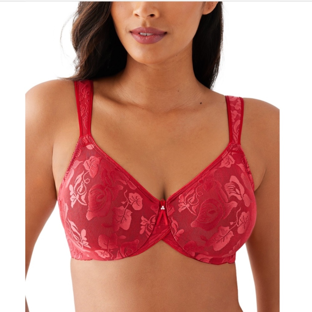 Wacoal Women's Awareness Full Figure Seamless Underwire Bra in Equestrian Red !